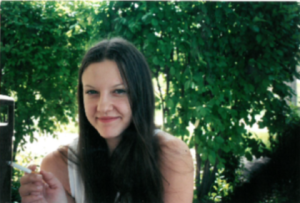 Me on the last day of school in 2002, with my bestie Jessica, in the park next to Columbine.